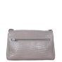 Saint Laurent West Hollywood Croc-Embossed Medium
