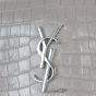 Saint Laurent West Hollywood Croc-Embossed Medium