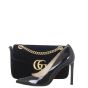 Gucci GG Marmont Velvet Medium Shoulder Bag