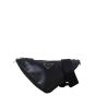 Prada Logo Triangle Leather Shoulder Bag