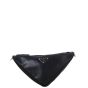 Prada Logo Triangle Leather Shoulder Bag