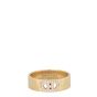 Hermes H d'Ancre Diamond 18k Yellow Gold Ring
