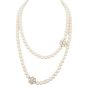 Chanel Pearl Flower Long Necklace