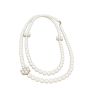 Chanel Pearl Flower Long Necklace