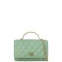 Chanel Logo Top Handle Wallet on Chain