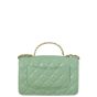 Chanel Logo Top Handle Wallet on Chain
