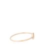 Tiffany & Co Tiffany T Wire Mother of Pearl 18k Rose Gold Bracelet
