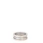 Bvlgari B.Zero1 18k White Gold Three Band Ring