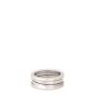 Bvlgari B.Zero1 18k White Gold Three Band Ring