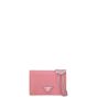 Prada Brushed Leather Chain Card Holder
