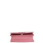 Prada Brushed Leather Chain Card Holder