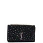 Saint Laurent Kate Chain Bag Medium Suede Crystals