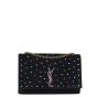 Saint Laurent Kate Chain Bag Medium Suede Crystals