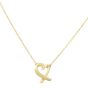 Tiffany & Co Paloma Picasso Loving Heart Pendant 18k Yellow Gold Necklace Small