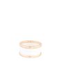 Bvlgari B.Zero1 18k Rose Gold Four Band Ring