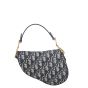 Dior Saddle Bag Mini Oblique with Embroidered Strap