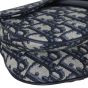 Dior Saddle Bag Mini Oblique with Embroidered Strap
