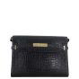 Saint Laurent Manhattan Shoulder Bag Medium Croc Embossed