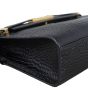 Saint Laurent Manhattan Shoulder Bag Medium Croc Embossed