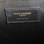 Saint Laurent Manhattan Shoulder Bag Medium Croc Embossed