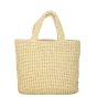 Prada Raffia Logo Tote Small