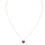 Van Cleef & Arpels Sweet Hearts Carnelian 18k Rose Gold Pendant Necklace