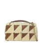 Saint Laurent Jamie Monogram Medium Shearling Patchwork