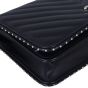 Chanel Classic Wallet on Chain Chevron Studded