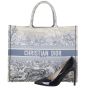 Dior Book Tote Large Toile de Jouy