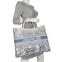 Dior Book Tote Large Toile de Jouy