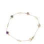 Gucci Interlocking G Gemstone 18k Yellow Gold Bracelet