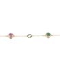 Gucci Interlocking G Gemstone 18k Yellow Gold Bracelet