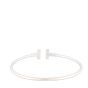 Tiffany & Co Tiffany T Wire 18k White Gold Bracelet