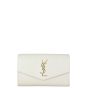 Saint Laurent Uptown Chain Wallet Croc-Embossed