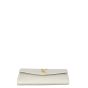 Saint Laurent Uptown Chain Wallet Croc-Embossed