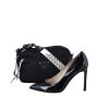 Prada Tessuto Vela Studded Shoulder Bag