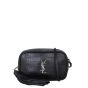 Saint Laurent Lou Mini Camera Bag Croc-Embossed