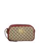 Gucci GG Canvas Marmont Diagonal Small Camera Bag
