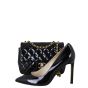 Chanel Coco de Toi Heart Chain Square Flap Bag Patent