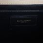 Saint Laurent Kate Tassel Chain Wallet Croc-Embossed
