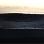 Saint Laurent Kate Tassel Chain Wallet Croc-Embossed