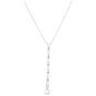 Bvlgari Lucea Pearl Diamond Drop 18k White Gold Pendant Necklace