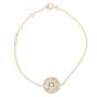 Dior Rose Des Vents Diamond Mother of Pearl 18k Yellow Gold Bracelet