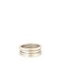 Bvlgari B.Zero1 18k White Gold Three Band Ring