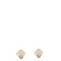 Van Cleef & Arpels Pure Alhambra Mother of Pearl 18k Yellow Gold Stud Earrings