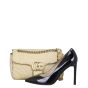 Gucci GG Marmont Matelasse Small Shoulder Bag Raffia Python