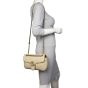 Gucci GG Marmont Matelasse Small Shoulder Bag Raffia Python