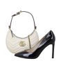 Gucci GG Marmont Half Moon Mini Shoulder Bag