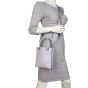 Prada Saffiano Embossed Logo Tote Small