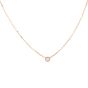 Cartier D’Amour Diamond 18k Rose Gold Necklace Small